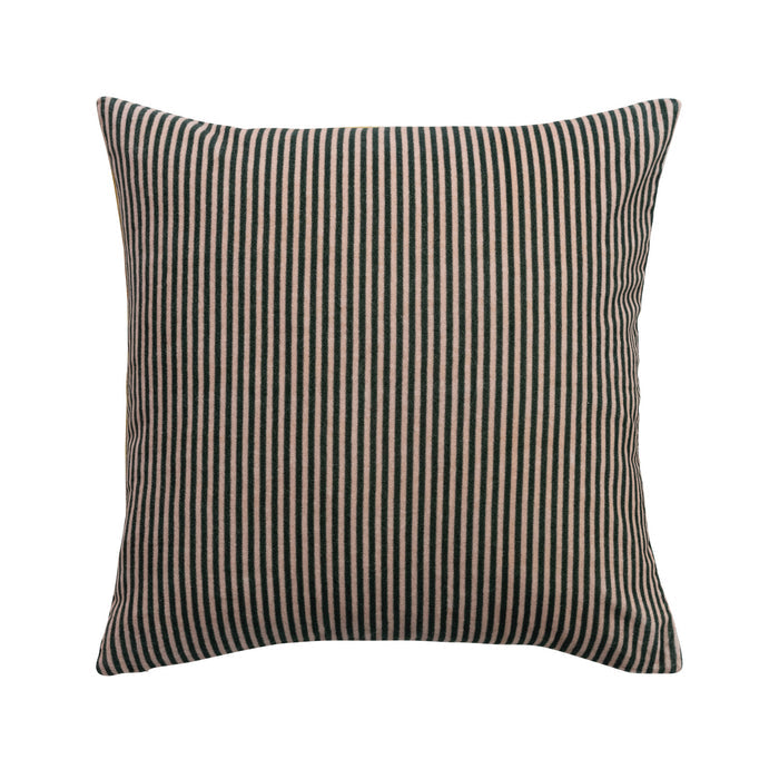 Cotton Velvet Printed Pillow with Embroidery