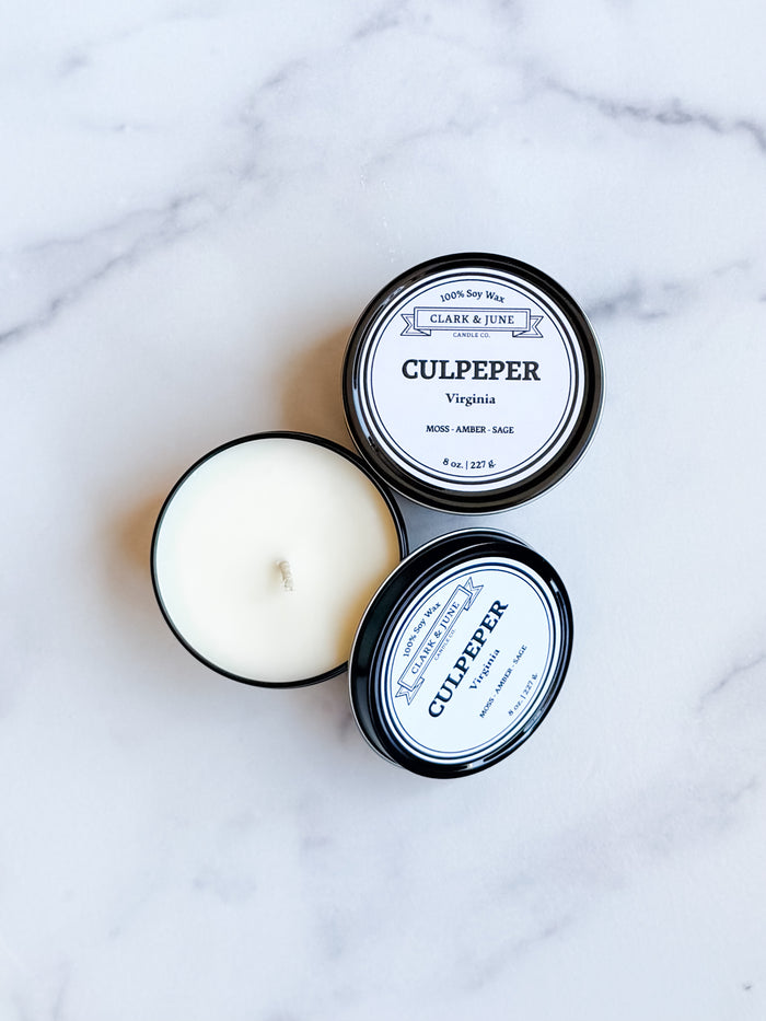 Culpeper Travel Tin Candle | Moss, Amber & Sage
