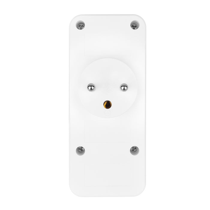 Current socket x3 + 4xUSB Maclean, splitter with 3 sockets, 2xUSB A, 2xUSB C PD 20W, 1x16A + 2x6A, MCE248 F/W