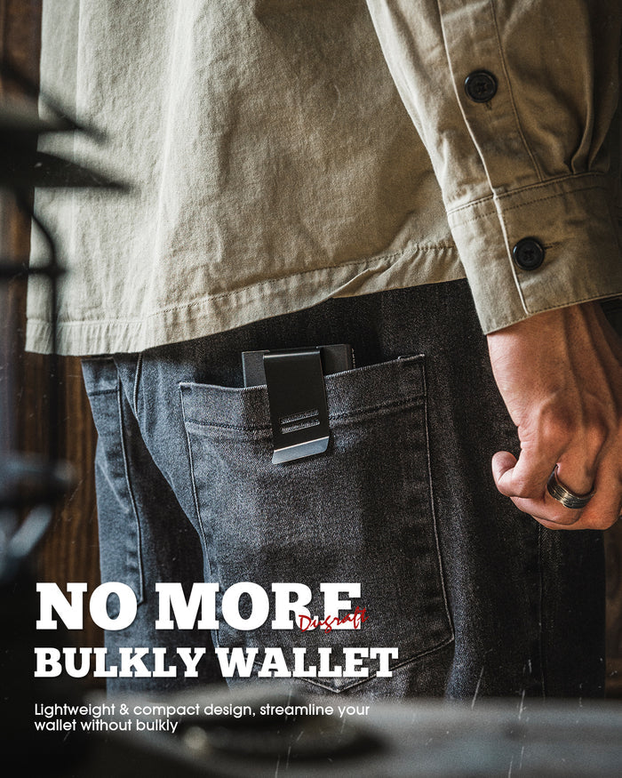 DC200C- Men Credit Card Holder with Money Clip