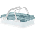 Dolce Food Container, 39x28.5 cm, Aquamarine, DOMOTTI