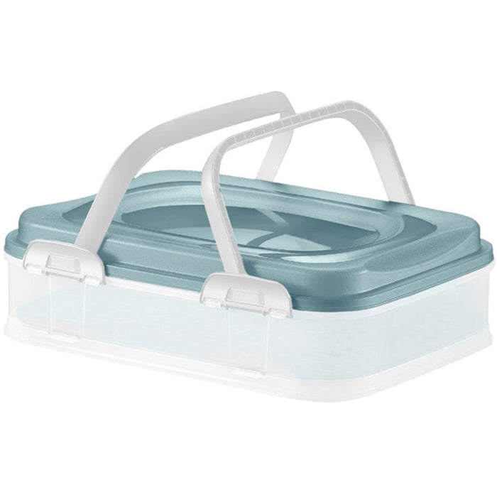 Dolce Food Container, 39x28.5 cm, Aquamarine, DOMOTTI