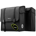 Double PVC Bike Rack Bag with Handle, Black, 40L, VA0446, Vayox