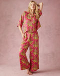 Eco Satin Wildest Dreams Set in Bagheera (Hot Pink)