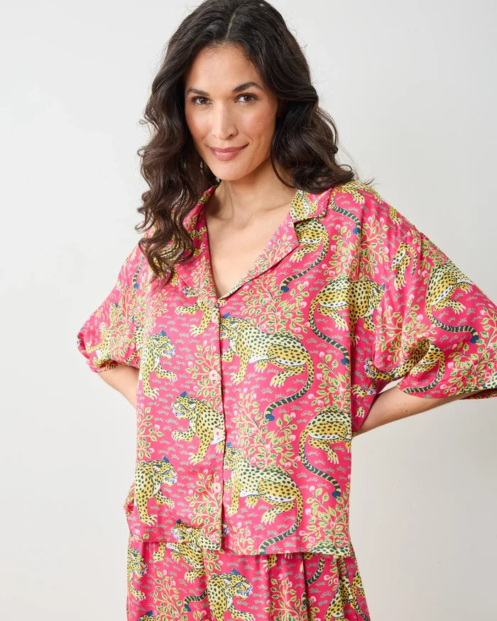 Eco Satin Wildest Dreams Set in Bagheera (Hot Pink)