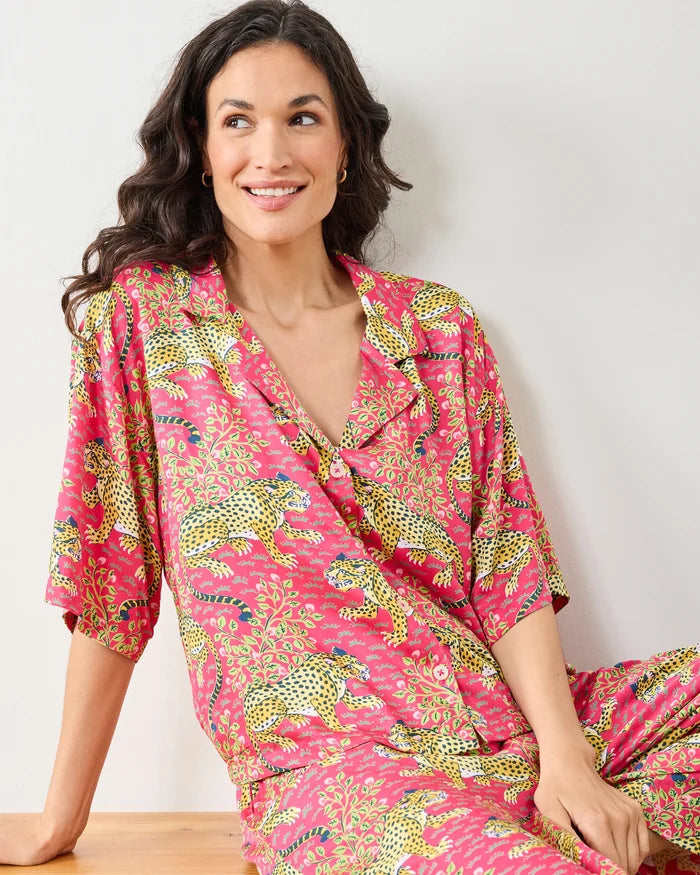 Eco Satin Wildest Dreams Set in Bagheera (Hot Pink)
