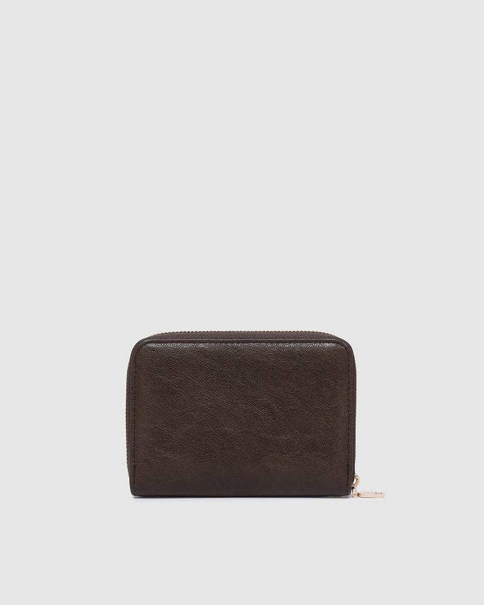Eden Saddle Wallet in Saddle Chocolate