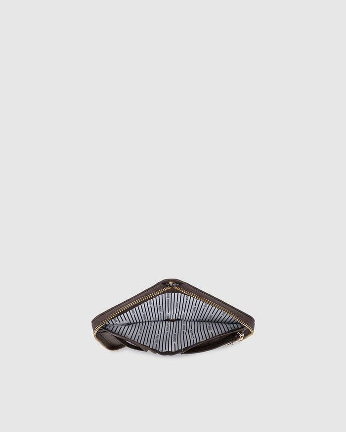 Eden Saddle Wallet in Saddle Chocolate