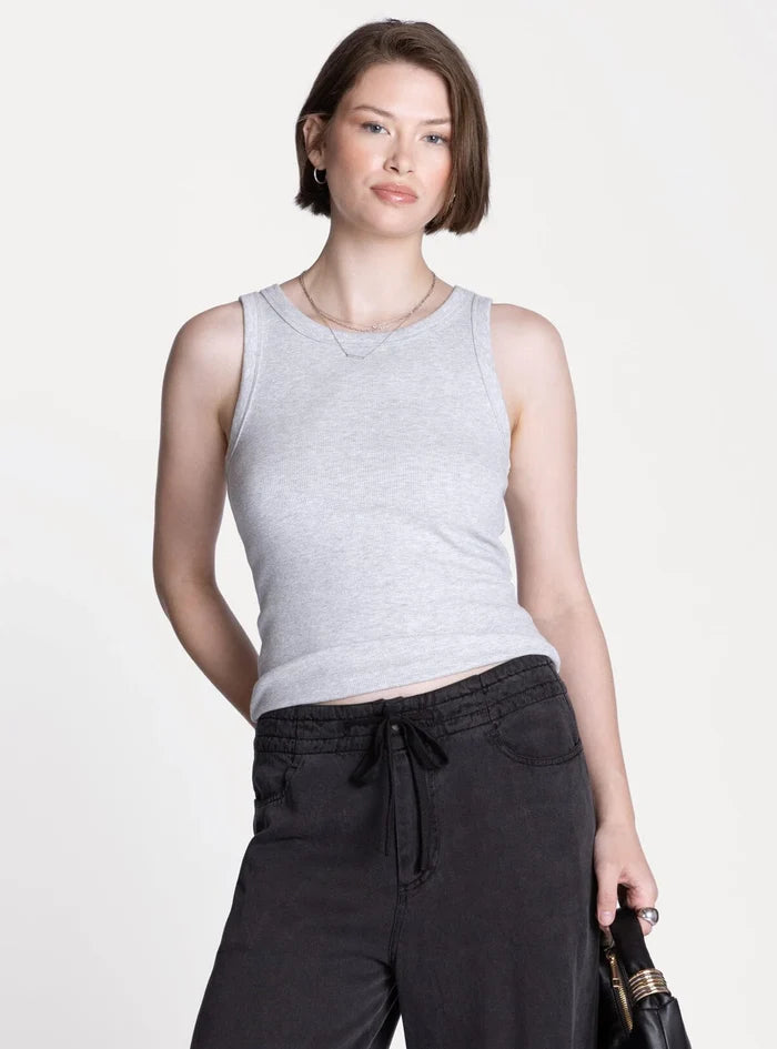 Edlin Tank in Heather Grey