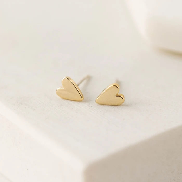 Everly Heart Stud Earrings