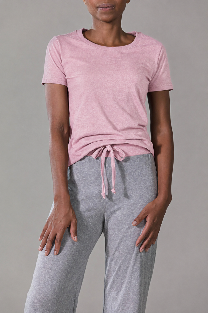 Fitted Tee in Petal