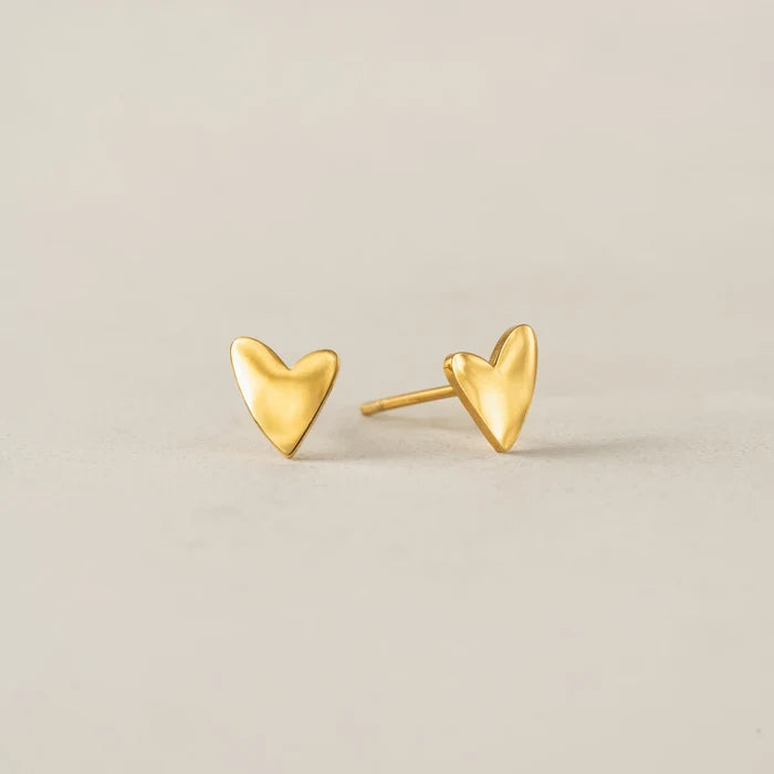 Flirt Stud Earrings in Gold