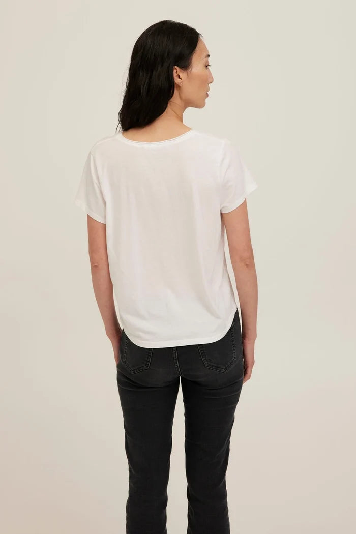 Flora U Neck Tee