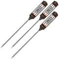 Food thermometer/probe, GreenBlue, probe length 15 cm, temp. range -50°C to +300°C., accuracy 0.1°C, GB178, 3 pcs.