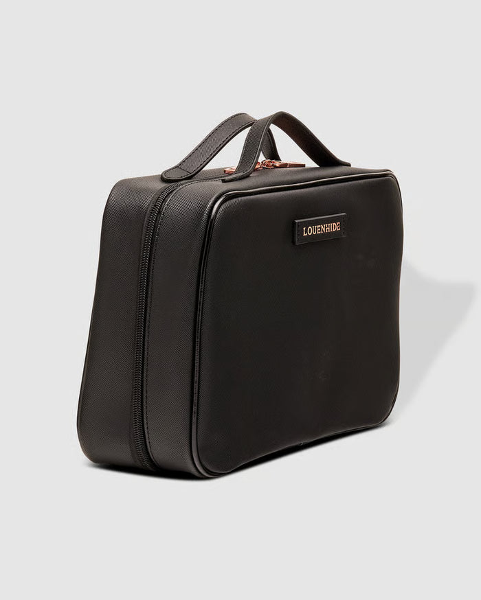 Georgia Toiletry Case in Ocean Black