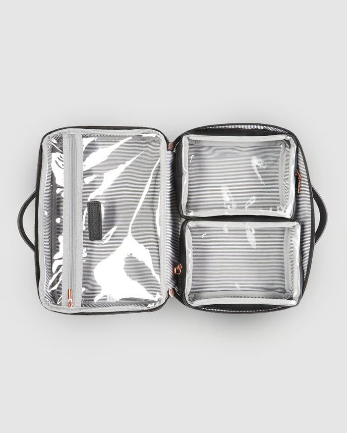 Georgia Toiletry Case in Ocean Black