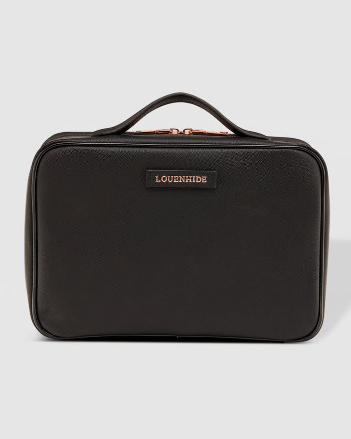 Georgia Toiletry Case in Ocean Black