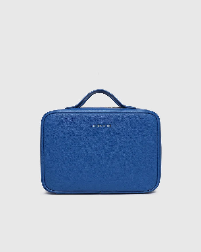 Georgia Toiletry Case in Ocean Blue