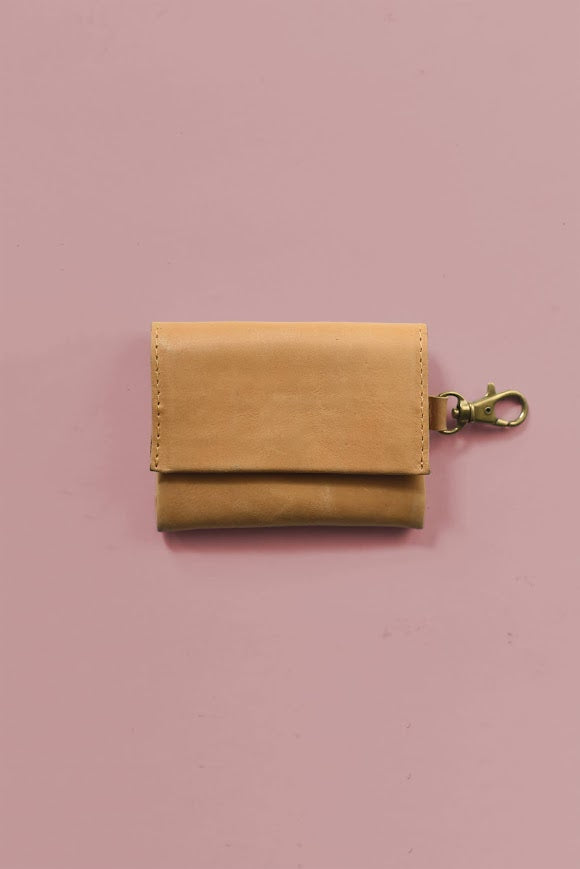 GR Mini Wallet Charm in Caramel