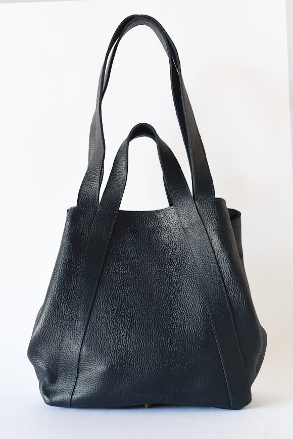 GR Origami Bag in Pebbled Blue