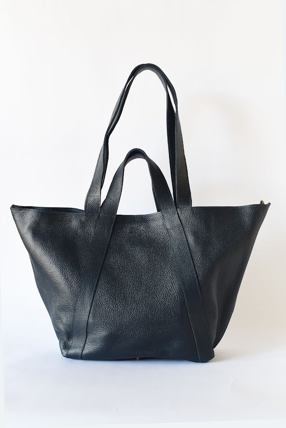 GR Origami Bag in Pebbled Blue