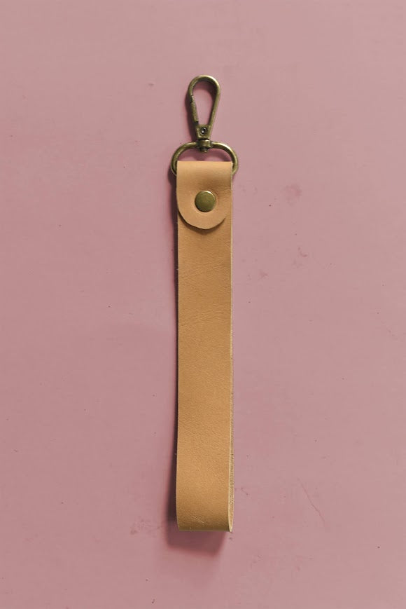 GR Wristlet Strap in Caramel