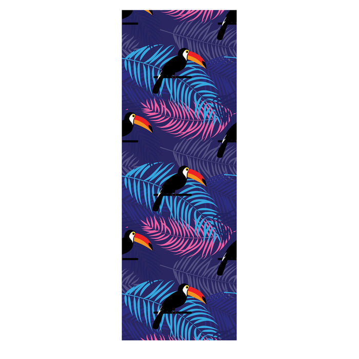 GreenBlue GB183 Classic Beech Wood Deck Chair with Toucan Print, 4 pieces