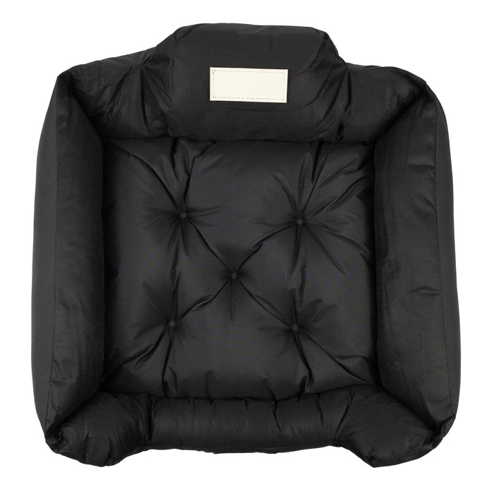 GreenBlue Pet Bed, black, rectangular, external dimensions: 75x65 cm, internal dimensions: 60x50 cm GB241 BL