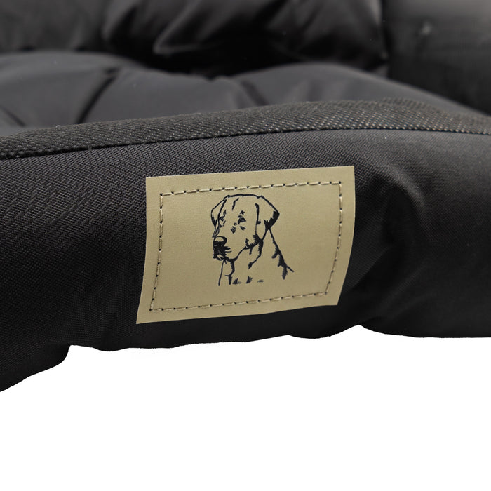 GreenBlue Pet Bed, black, rectangular, external dimensions: 75x65 cm, internal dimensions: 60x50 cm GB241 BL