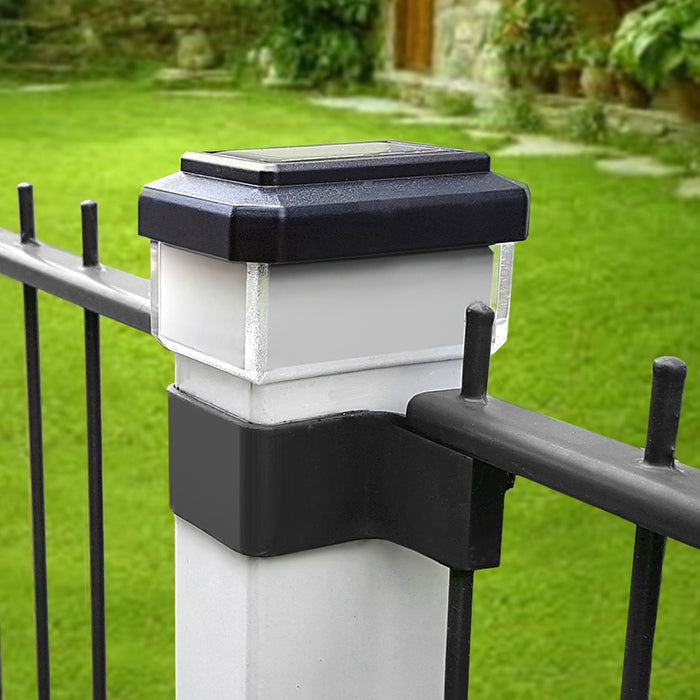 GreenBlue Solar LED Pole Light, 60x40mm, Envelope-shaped Canopy, 3200K, GB125 WW