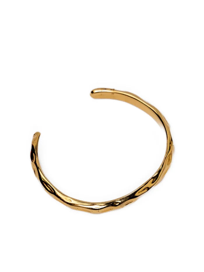 Hammered Bangle - Waterproof