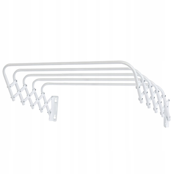 Harmonica-Style Clothes Drying Rack 60, for clothes and underwear, extendable, white, Model 103, Sepio