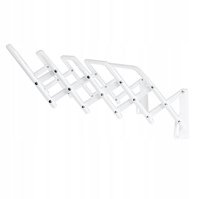 Harmonica-Style Clothes Drying Rack 60, for clothes and underwear, extendable, white, Model 103, Sepio