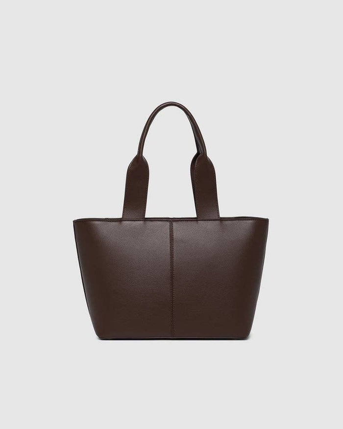 Henley Tote Bag in Chocolate