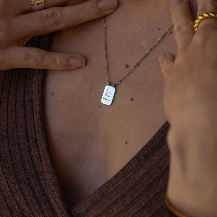 I Am The Storm Necklace in Silver
