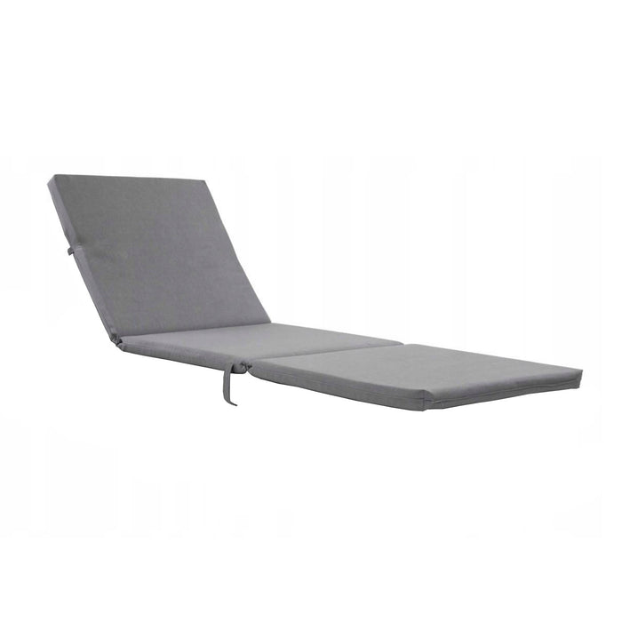 Jaipur lounge chair cushion, dark gray + Jaipur lounge chair cushion, beige + Daytona lounge chair cushion, gray