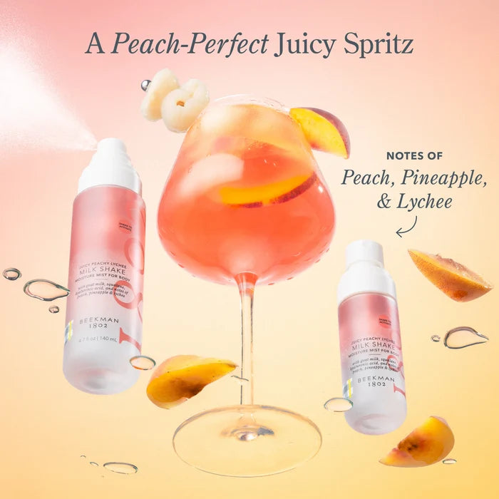 Juicy Peachy Lychee Milk Shake Moisture Mist for Body by Beekman 1802