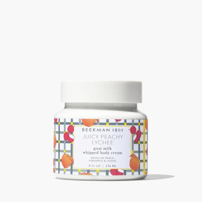 Juicy Peachy Lychee Whipped Body Cream by Beekman 1802