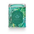 Jungle Green Magnolia Printed Square Tin Candle
