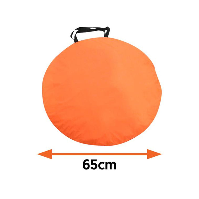 JUNIOR Pop Up Beach Tent Automatic Self Folding Waterproof Camping Sun Shade Wind Protection