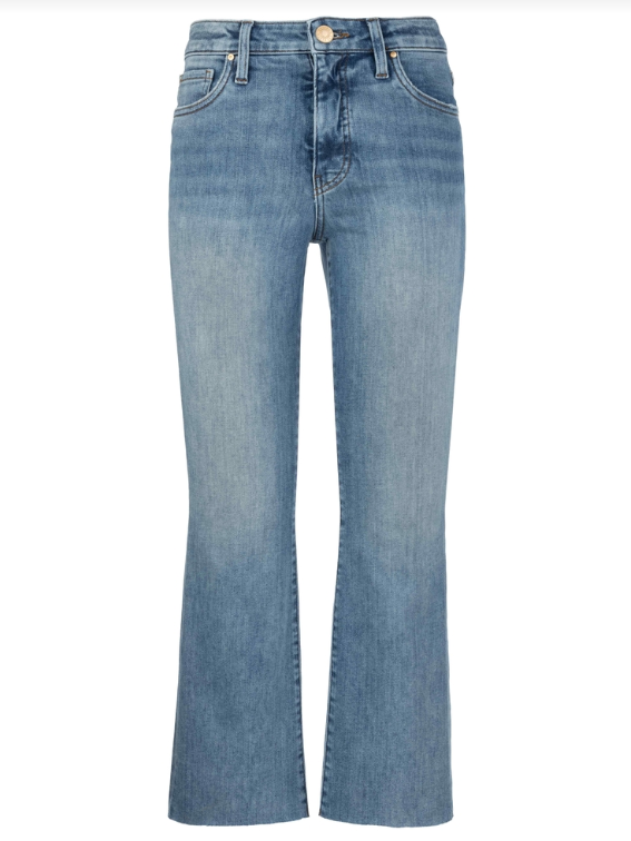 Kelsey High Rise Ankle Flare Jean in Achievement