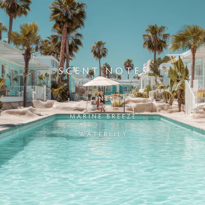 Linnea Poolside 2-wick Candle