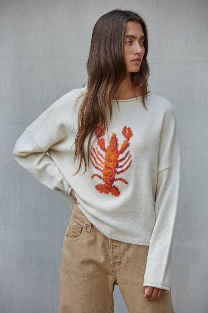 Lobster Jacquard Sweater
