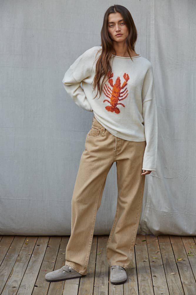 Lobster Jacquard Sweater