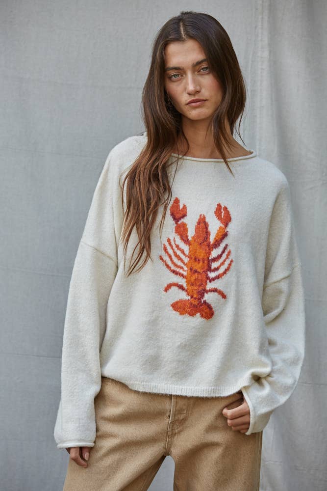 Lobster Jacquard Sweater
