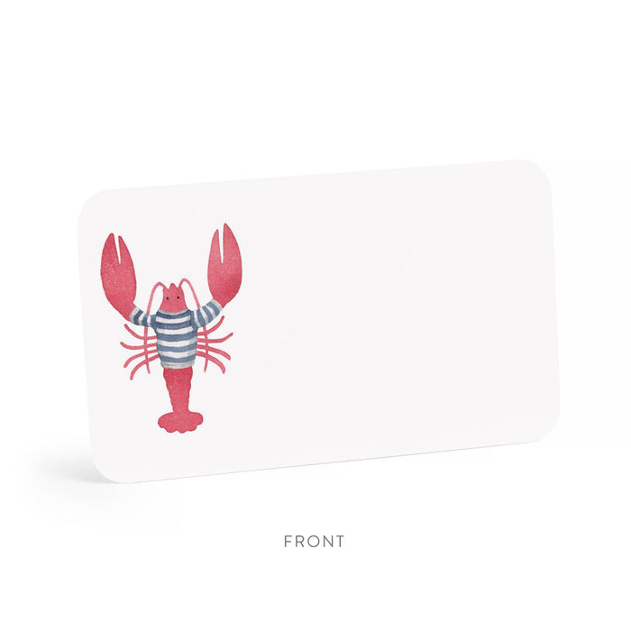 Lobster Little Notes® – Mini Notecard Pack, Set of 55