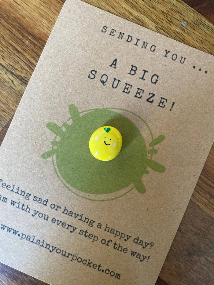 Long Distance Lemon Pebble Hug & Care Box