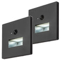 Lunca 1W LED Light, IP20, Black, 3000, 4500, 6500 K, Motion Sensor, Light Sensor, 77197, 2 pieces