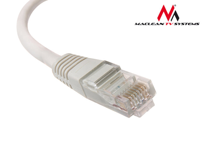 Maclean 12-05-009 Patchcord UTP 6e Cable CAT6 3M Grey