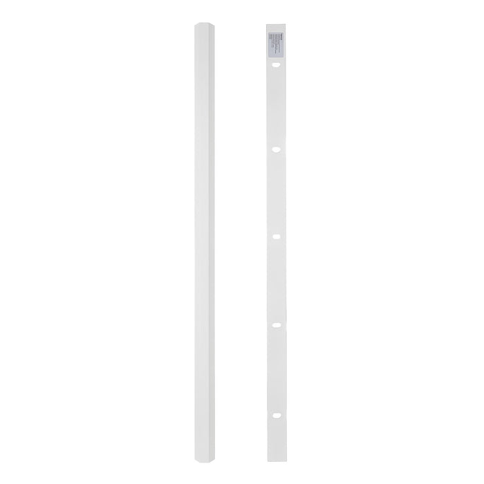 Maclean Aluminum Cable Cover Strip, 33x18x750 mm, White, MCTV-897 W
